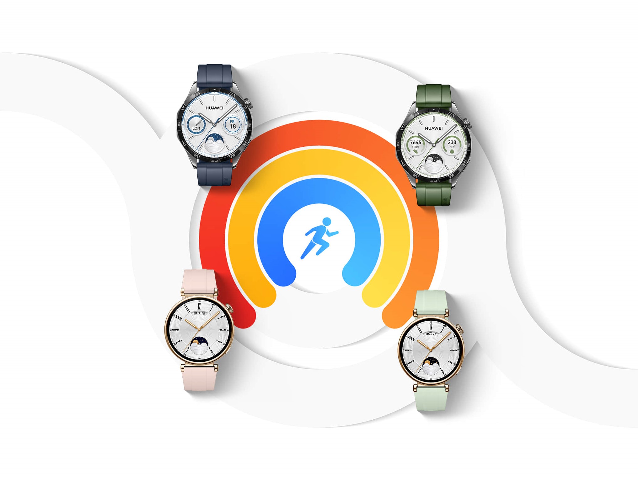 ساعة Huawei Watch GT 4 Spring Edition ربيع من الألوان والابتكار