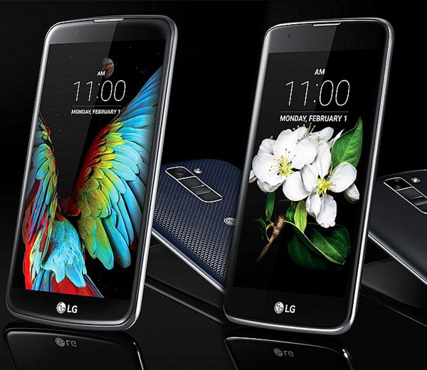 شركة LG تكشف عن الهاتفين LG K7 و LG K10 في معرض CES 2016