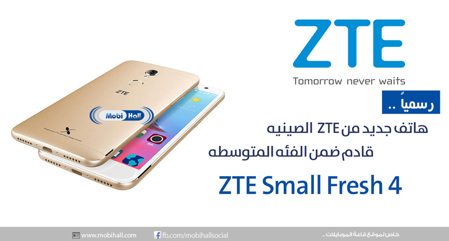 رسمياً هاتف جديد من ZTE هاتف ZTE Small Fresh 4  الذكي