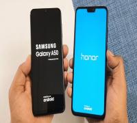مقارنة بين هاتفي Samsung A50 و Honor Play