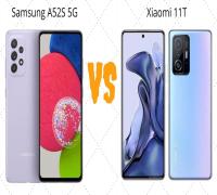 المقارنة الكاملة بين هاتف Samsung Galaxy A52s 5G وبين هاتف Xiaomi 11T