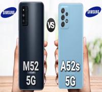 أيهما أفضل Samsung Galaxy M52 5G أم Samsung Galaxy A52s 5G