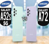 أيهما أفضل Samsung Galaxy A52s 5G أم Samsung Galaxy A72