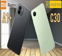 المقارنة الكاملة بين الهاتفين الاقتصاديين Redmi A1 Plus وRealme C30